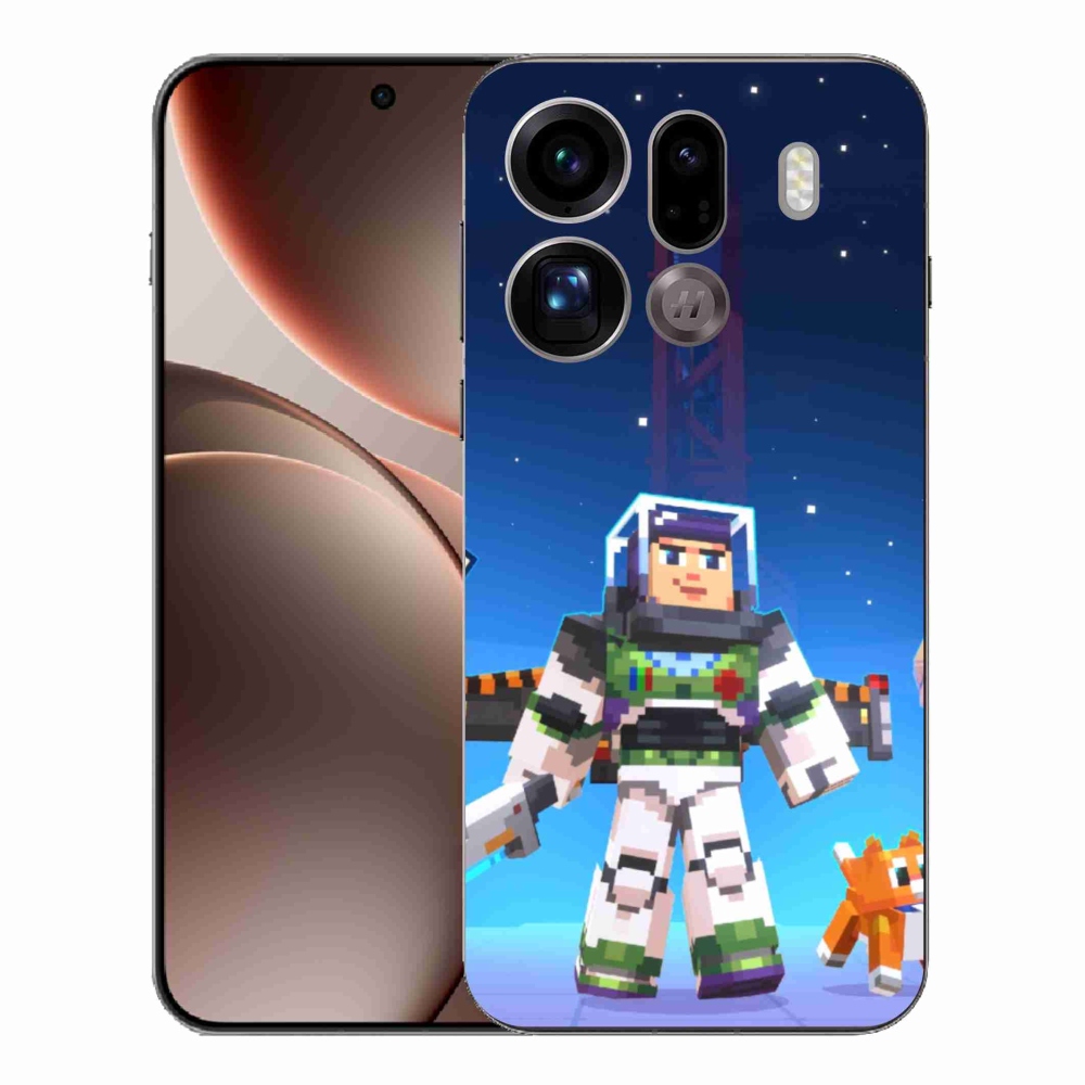 Gél borítás mmCase az Oppo Find X9 Pro számára - minecraft 2