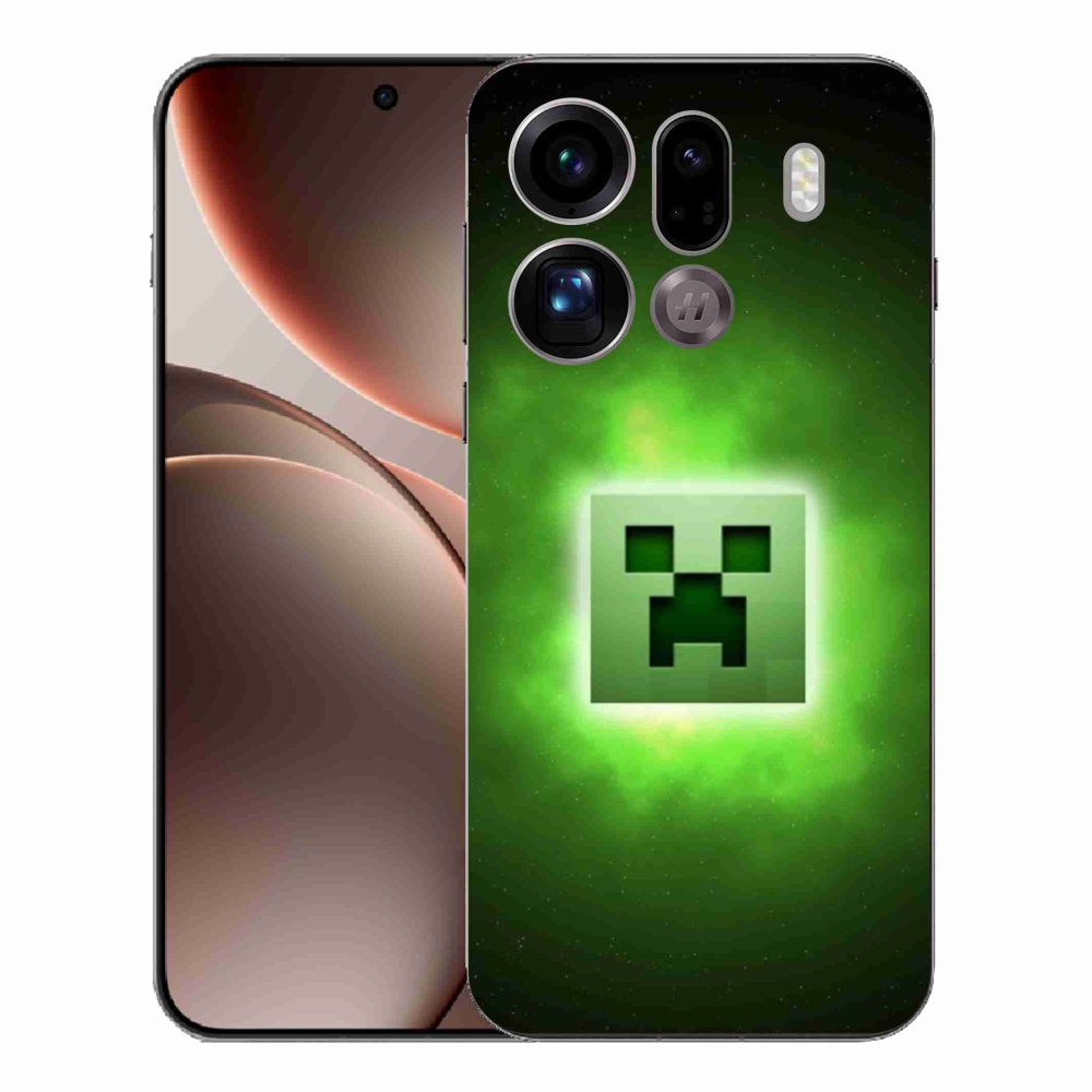 Gél borítás mmCase az Oppo Find X9 Pro számára - minecraft