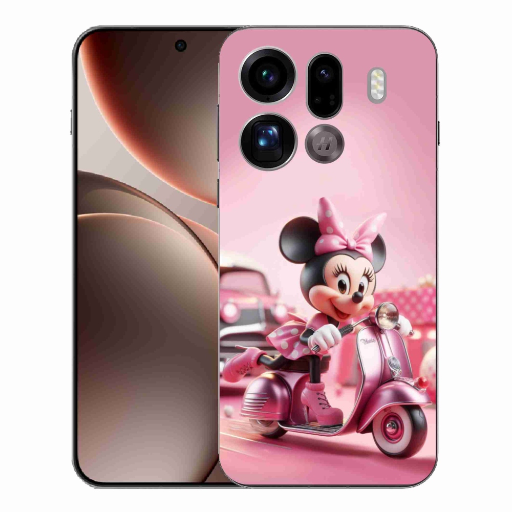 Zselés borítás mmCase az Oppo Find X9 Pro készülékhez - minnie 1