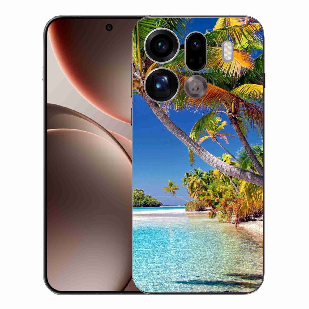 Gél borítás mmCase az Oppo Find X9 Pro készülékhez - tengerparton