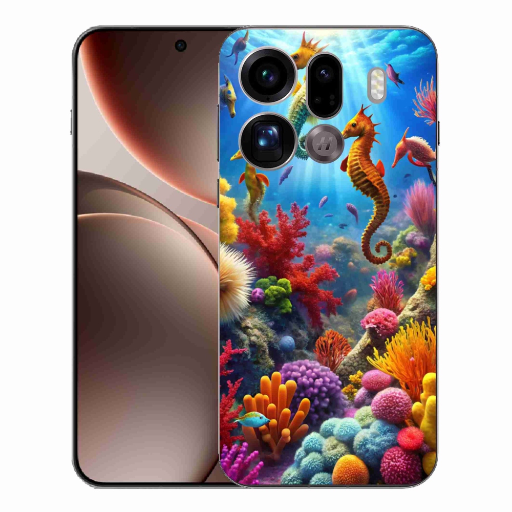 Gél borítás mmCase az Oppo Find X9 Pro számára - Sea World 3