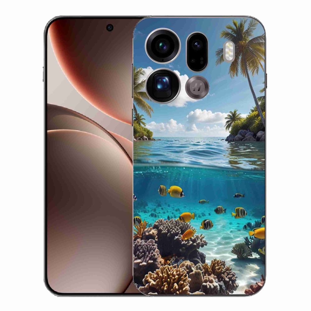 Gél borítás mmCase az Oppo Find X9 Pro számára - Sea World 4