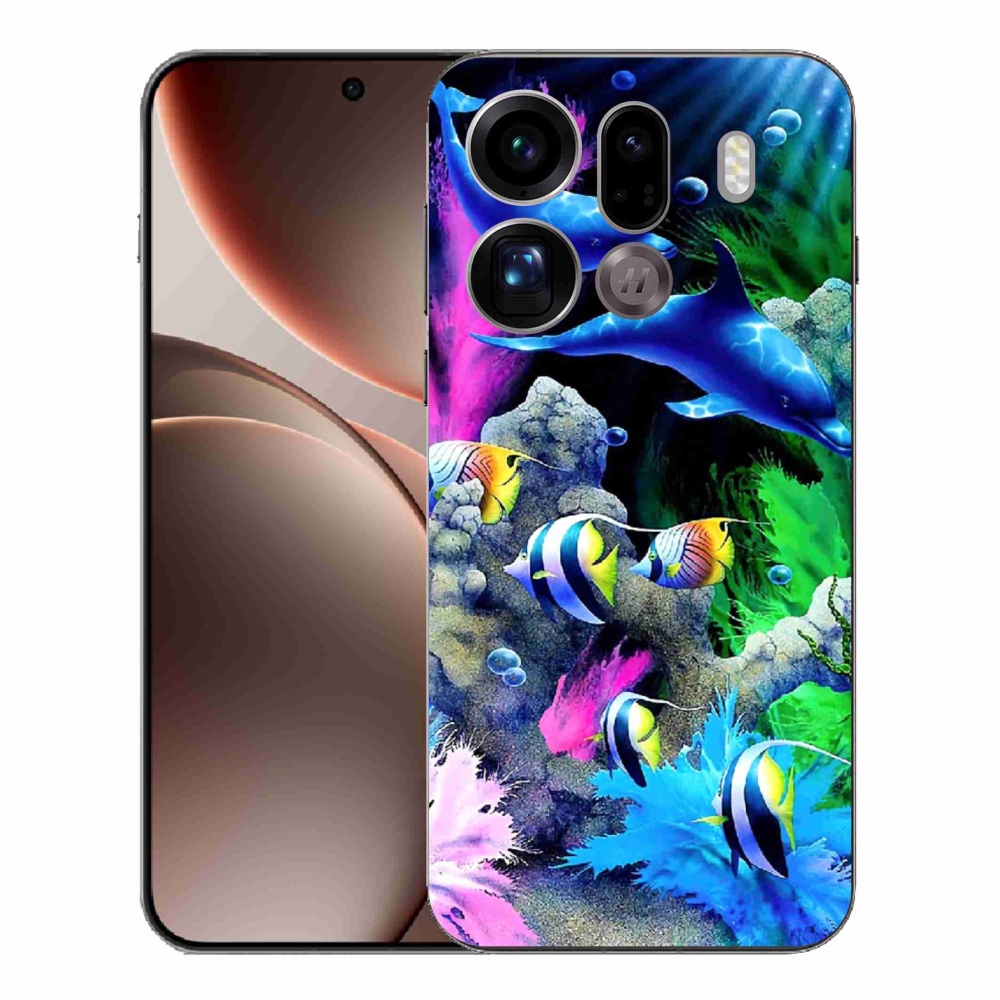 Gél borítás mmCase az Oppo Find X9 Pro készülékhez - Sea World