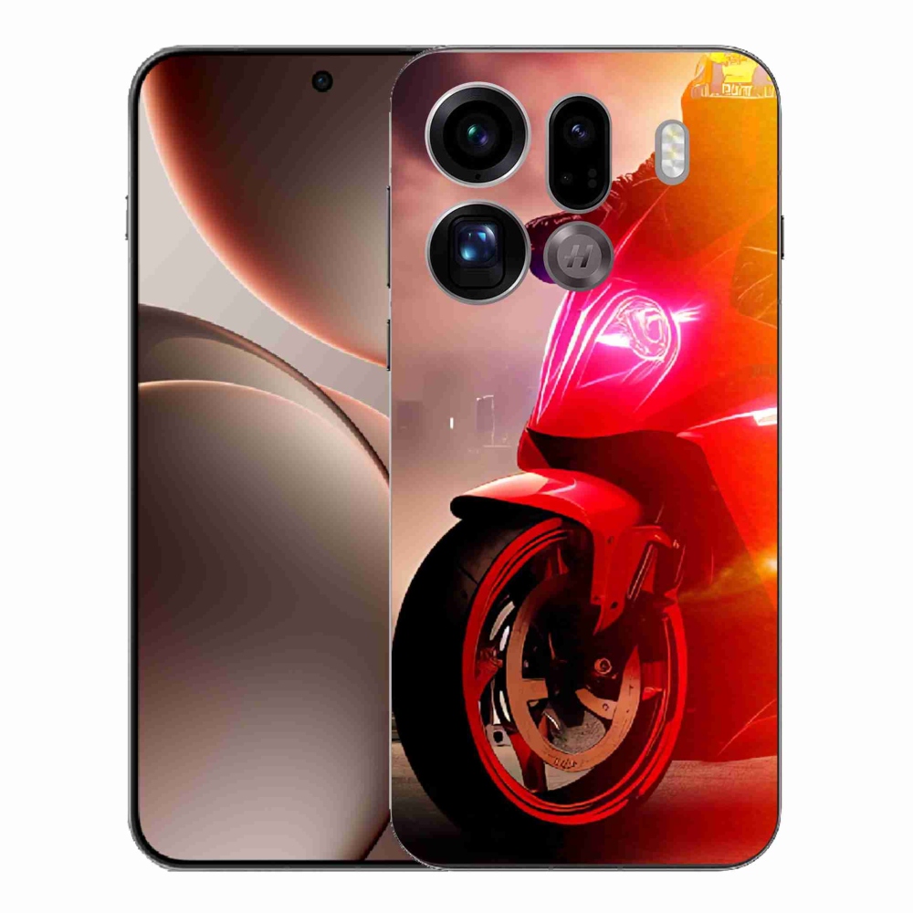 Zselés borítás mmCase az Oppo Find X9 Pro számára - motorkerékpár