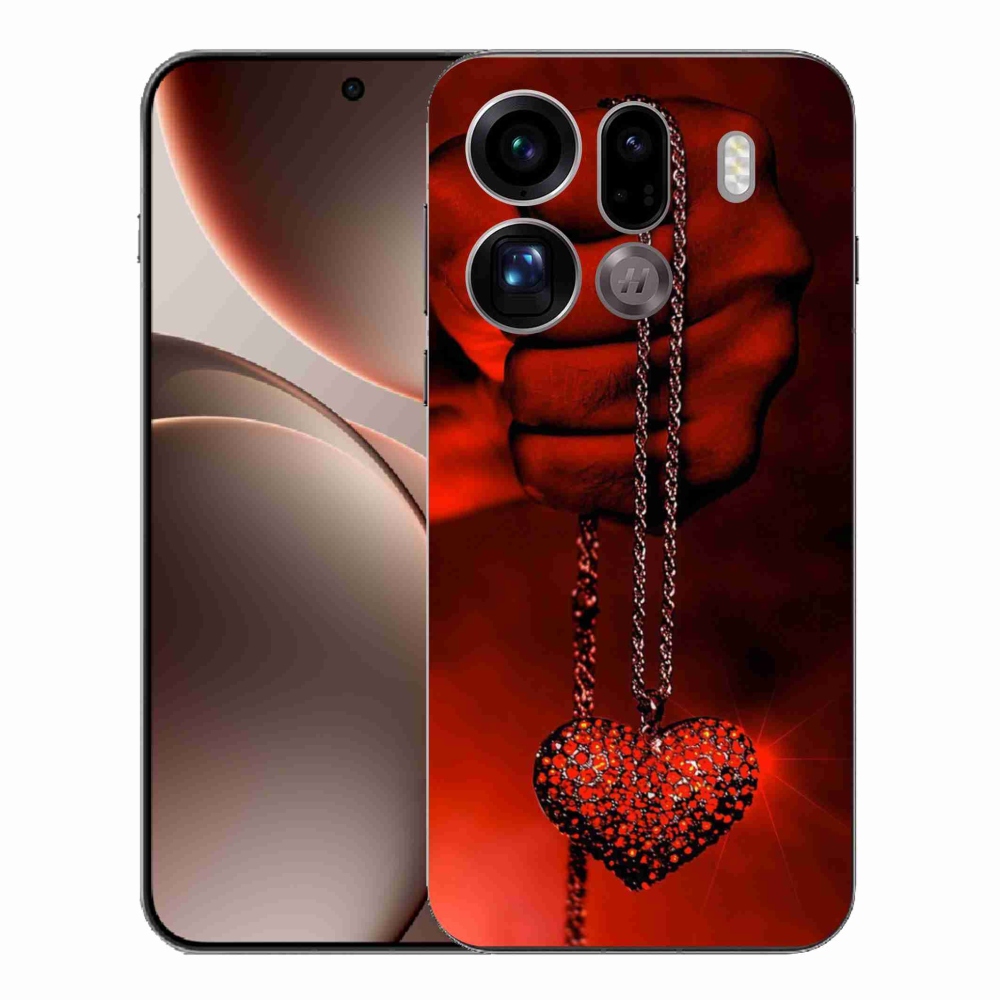 Gél borítás mmCase az Oppo Find X9 Pro számára - nyaklánc