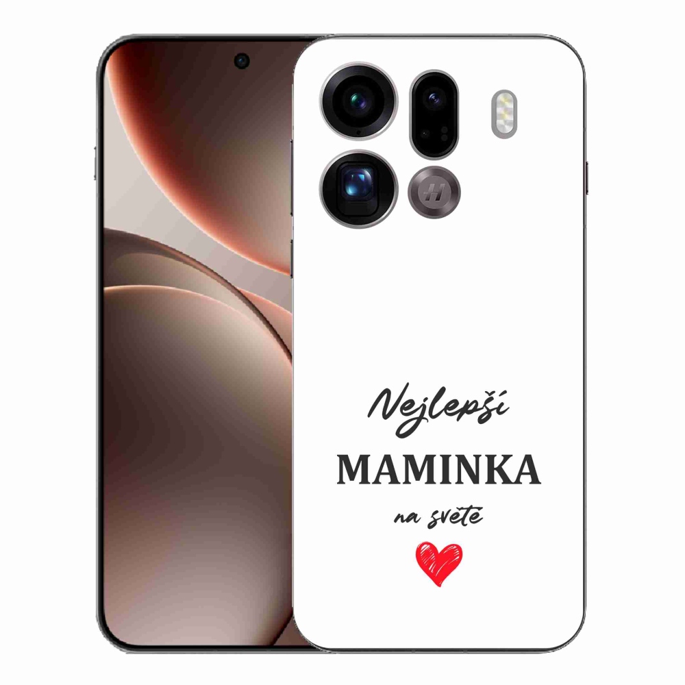 Gél borító mmCase az Oppo Find X9 Pro számára - Best Mom 1 fehér háttér