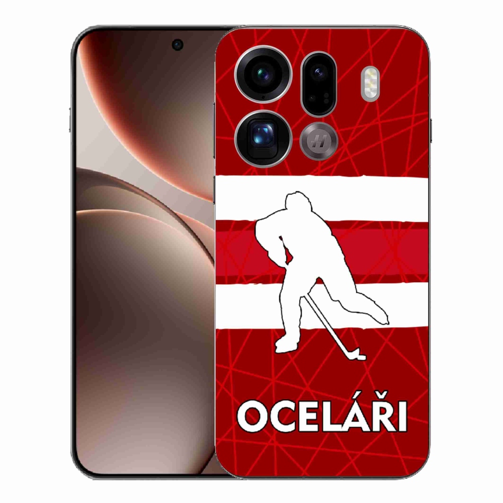 Zselés borítás mmCase az Oppo Find X9 Pro számára - Acélszínűek