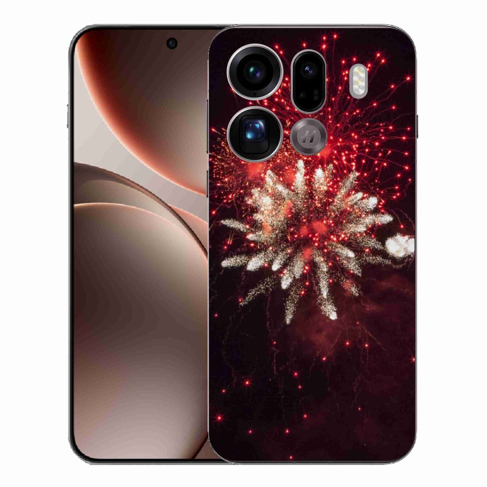 Gél borítás mmCase az Oppo Find X9 Pro számára - tűzijátékok