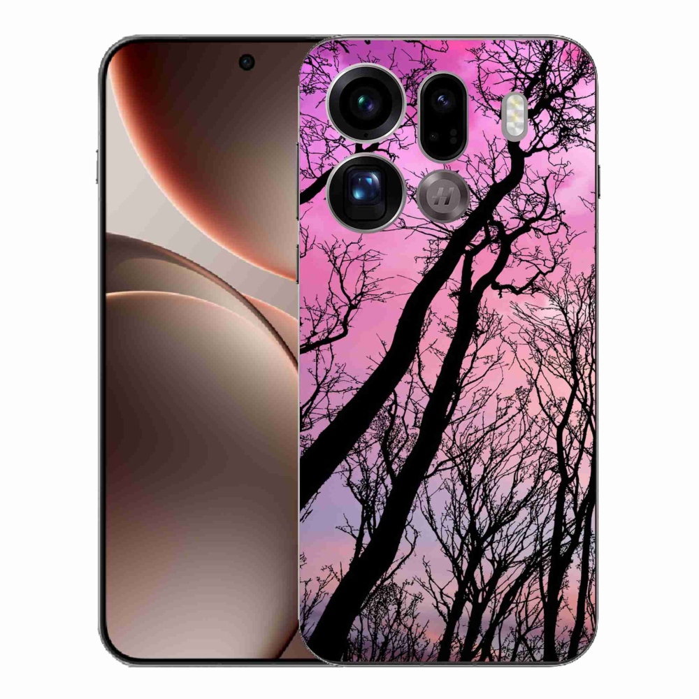 Gél borítás mmCase az Oppo Find X9 Pro számára - kidőlt fák