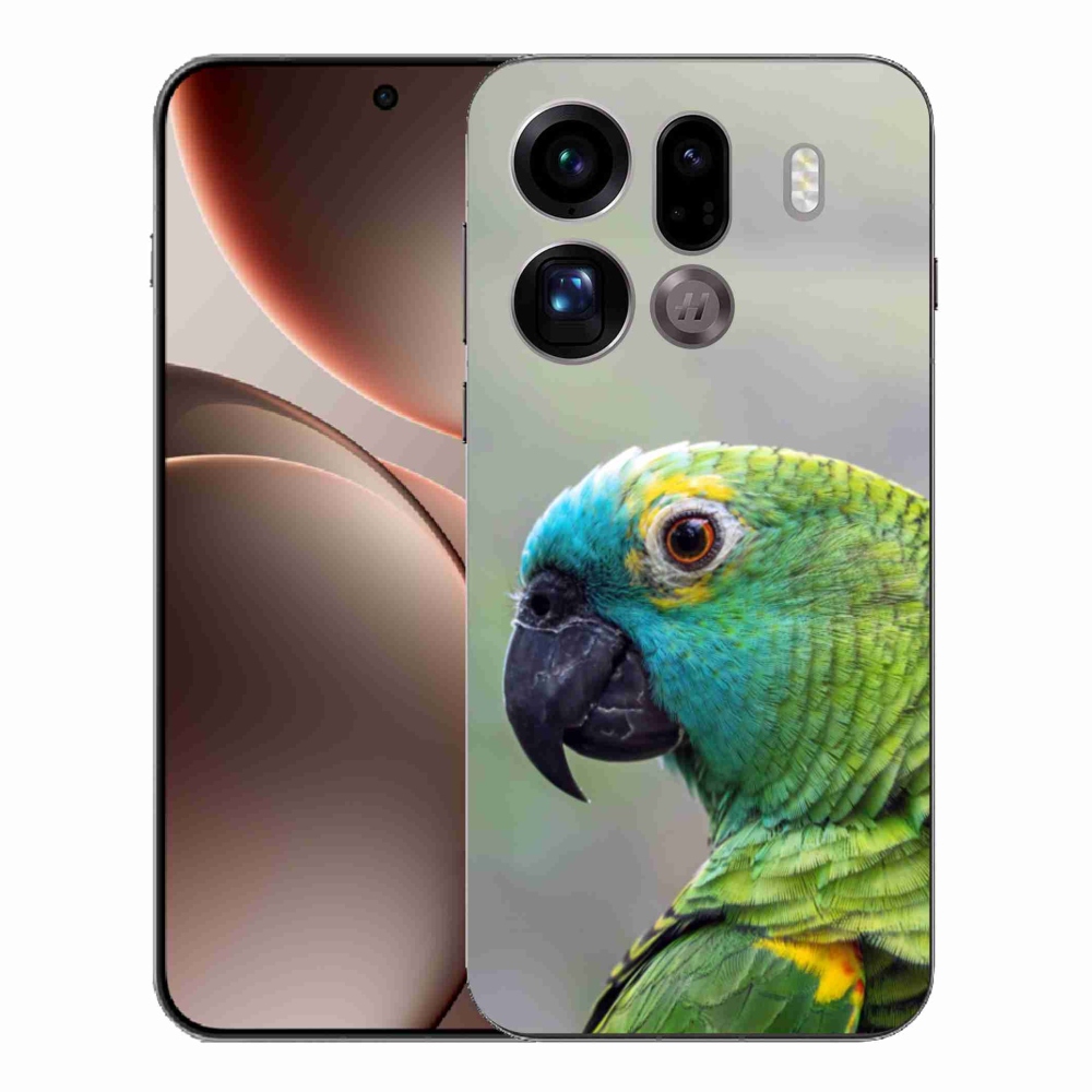 Zselés borítás mmCase az Oppo Find X9 Pro készülékhez - papagáj amazon