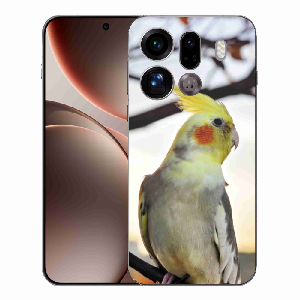 Gél borítás mmCase az Oppo Find X9 Pro készülékhez - papagáj korela