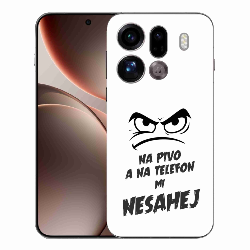 Gél borítás mmCase az Oppo Find X9 Pro számára - sör motívum 2 fehér háttér