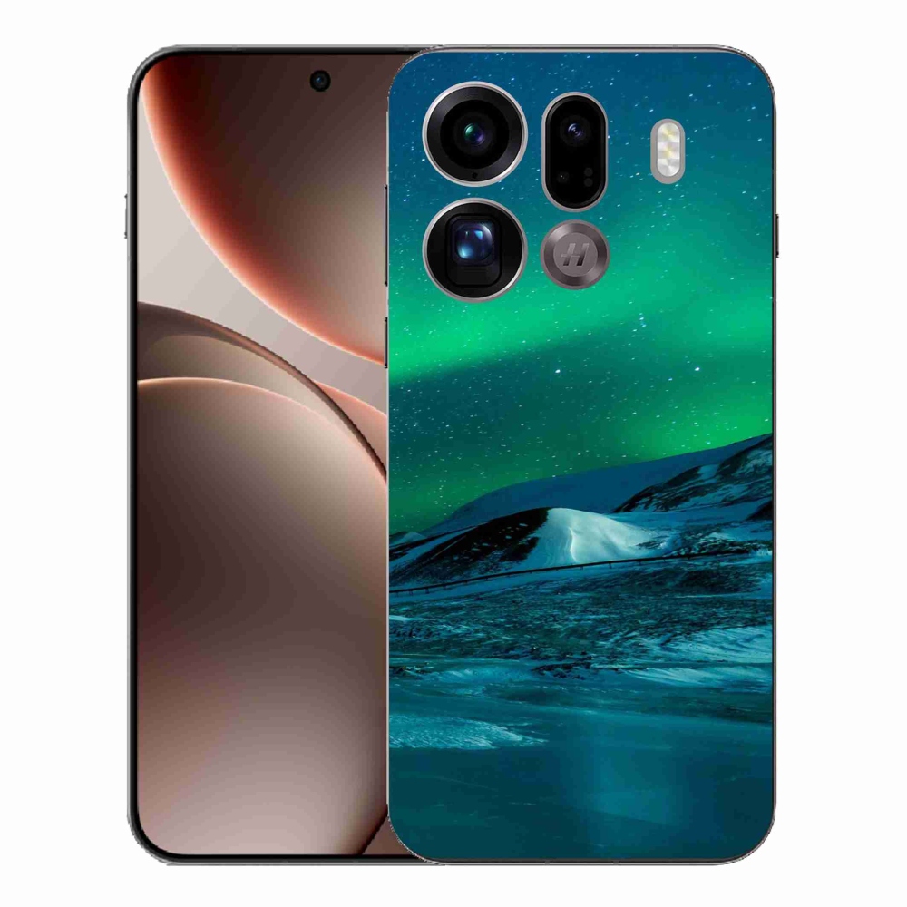 Gél borítás mmCase az Oppo Find X9 Pro készülékhez - sarki fény