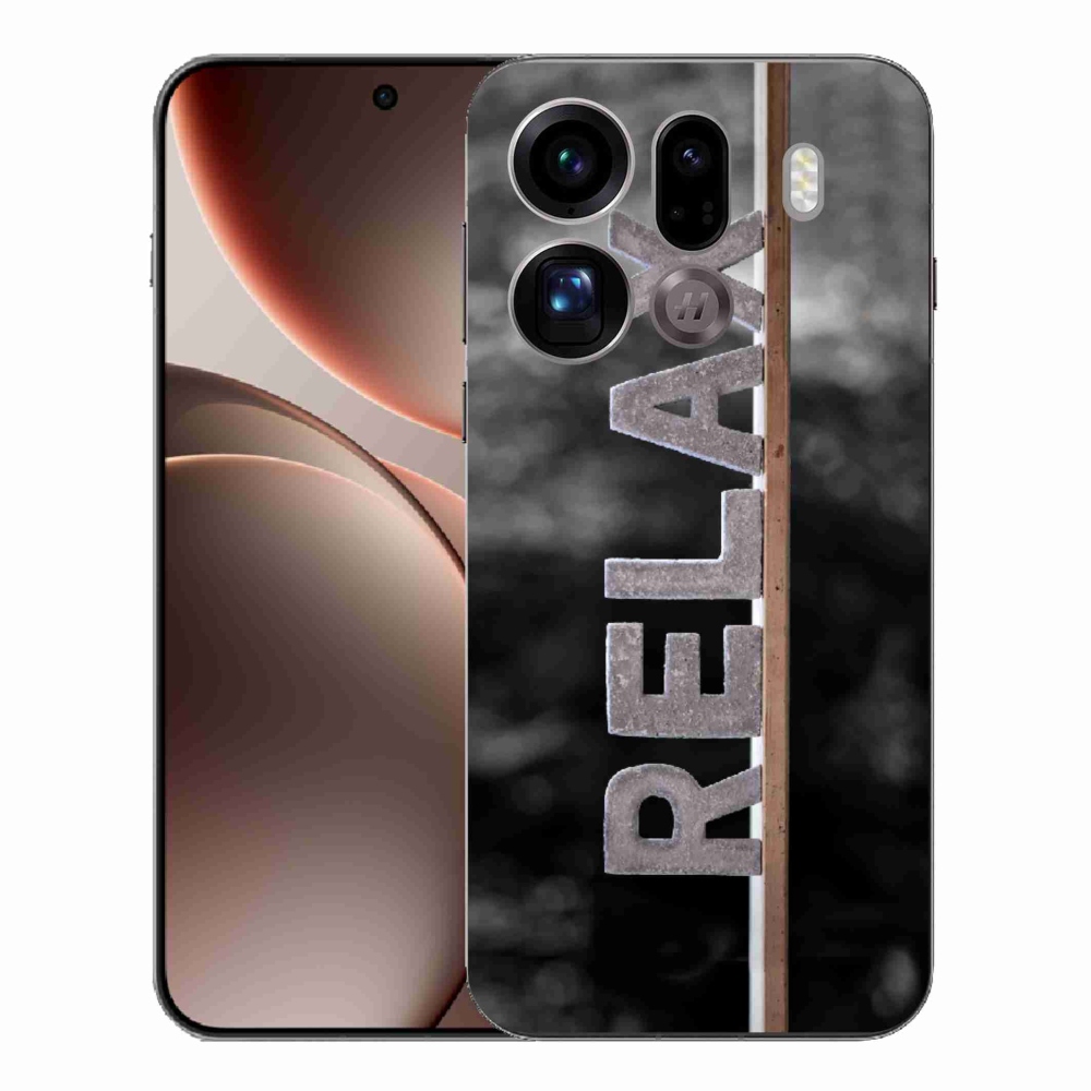 Gél borítás mmCase az Oppo Find X9 Pro számára - relax 1