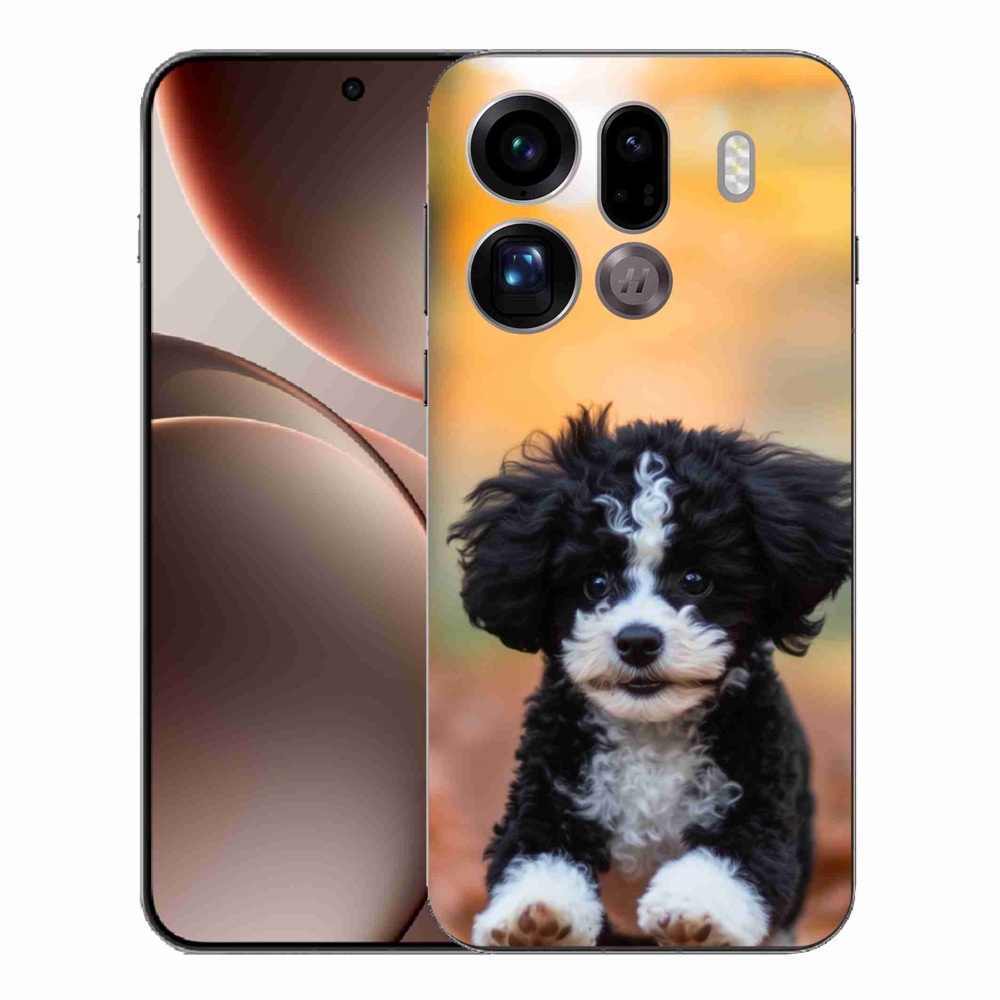 Gél borítás mmCase az Oppo Find X9 Pro számára - aranyos kiskutya 2