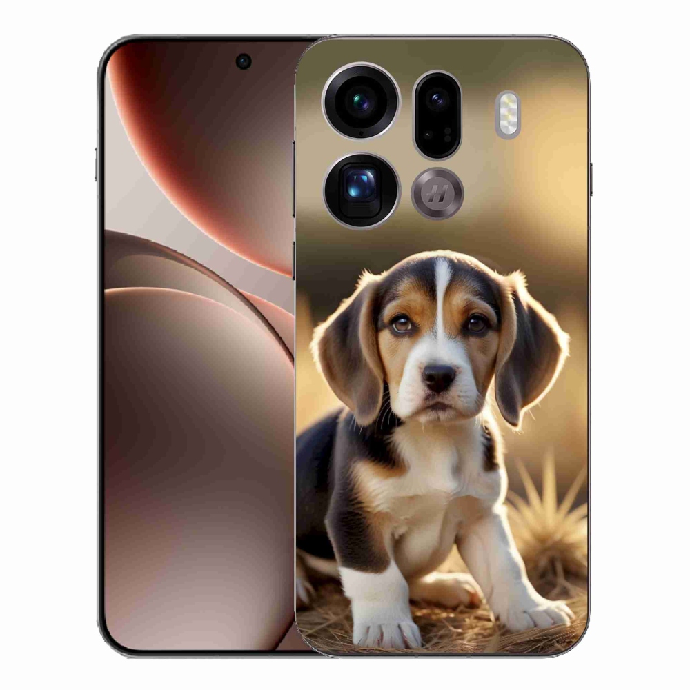 Zselés borítás mmCase az Oppo Find X9 Pro készülékhez - aranyos bézs színű
