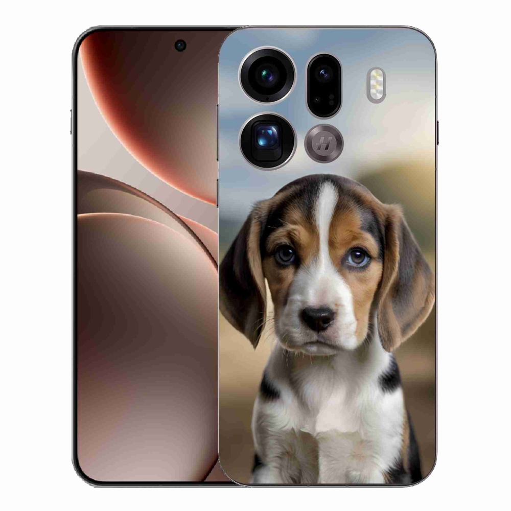 Zselés borítás mmCase az Oppo Find X9 Pro készülékhez - aranyos bézs színű
