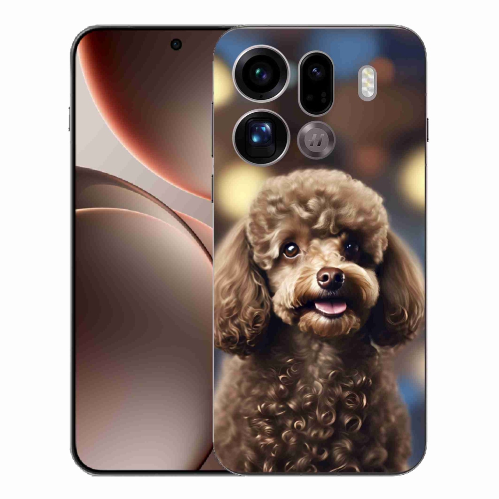 Gél borítás mmCase az Oppo Find X9 Pro számára - aranyos uszkár