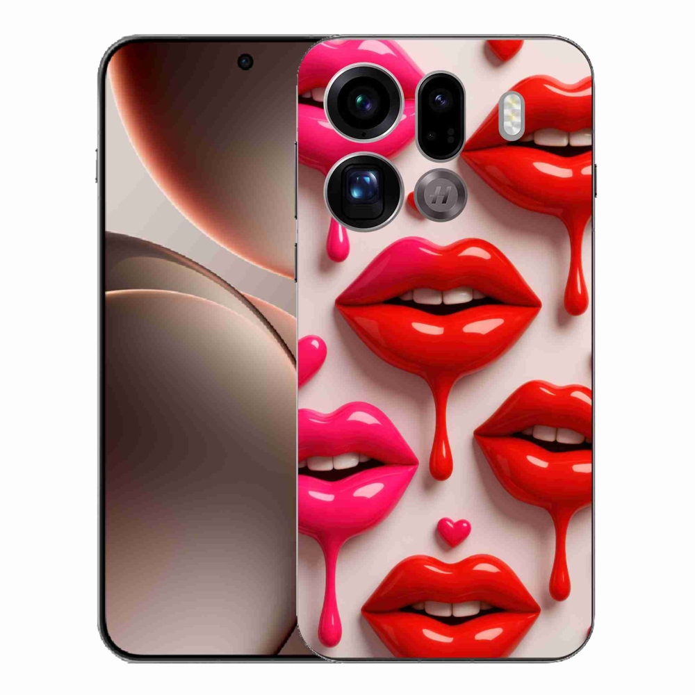 Gél borítás mmCase az Oppo Find X9 Pro készülékhez - Lips 2