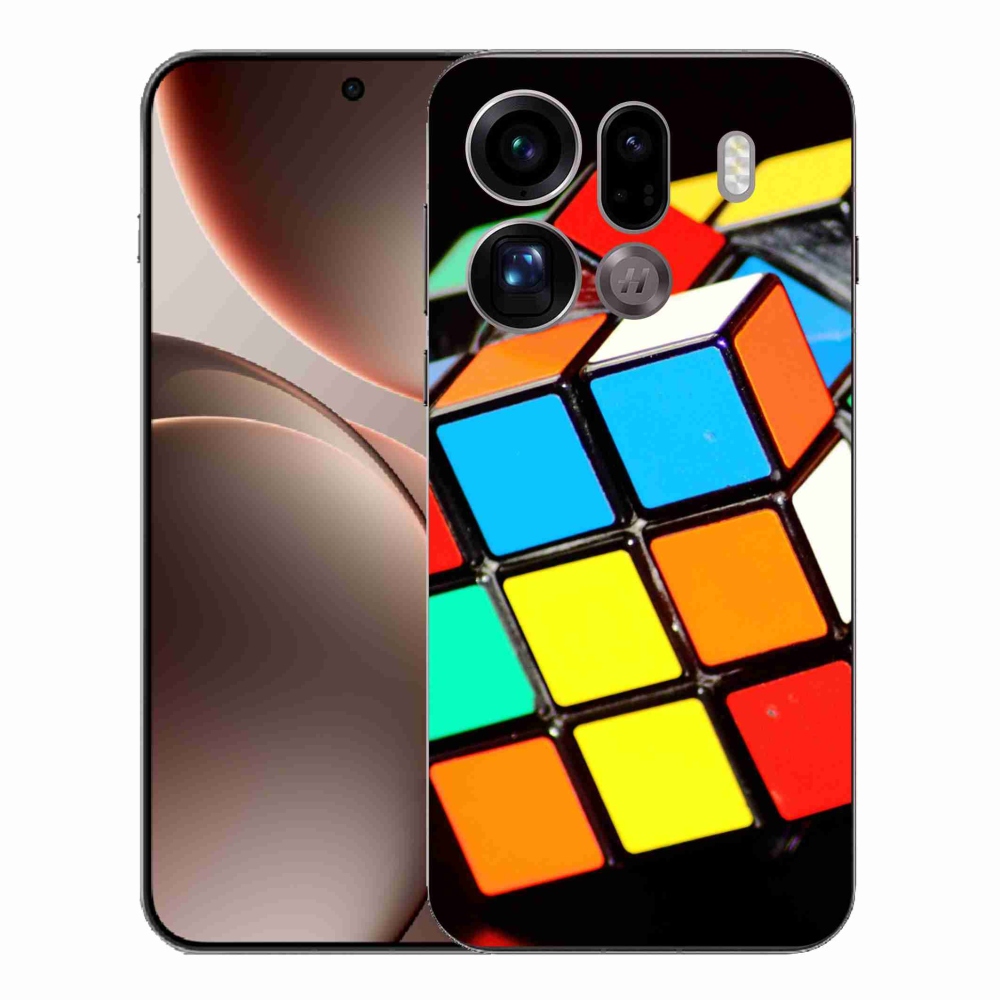 Gél borítás mmCase az Oppo Find X9 Pro készülékhez - Rubik kocka