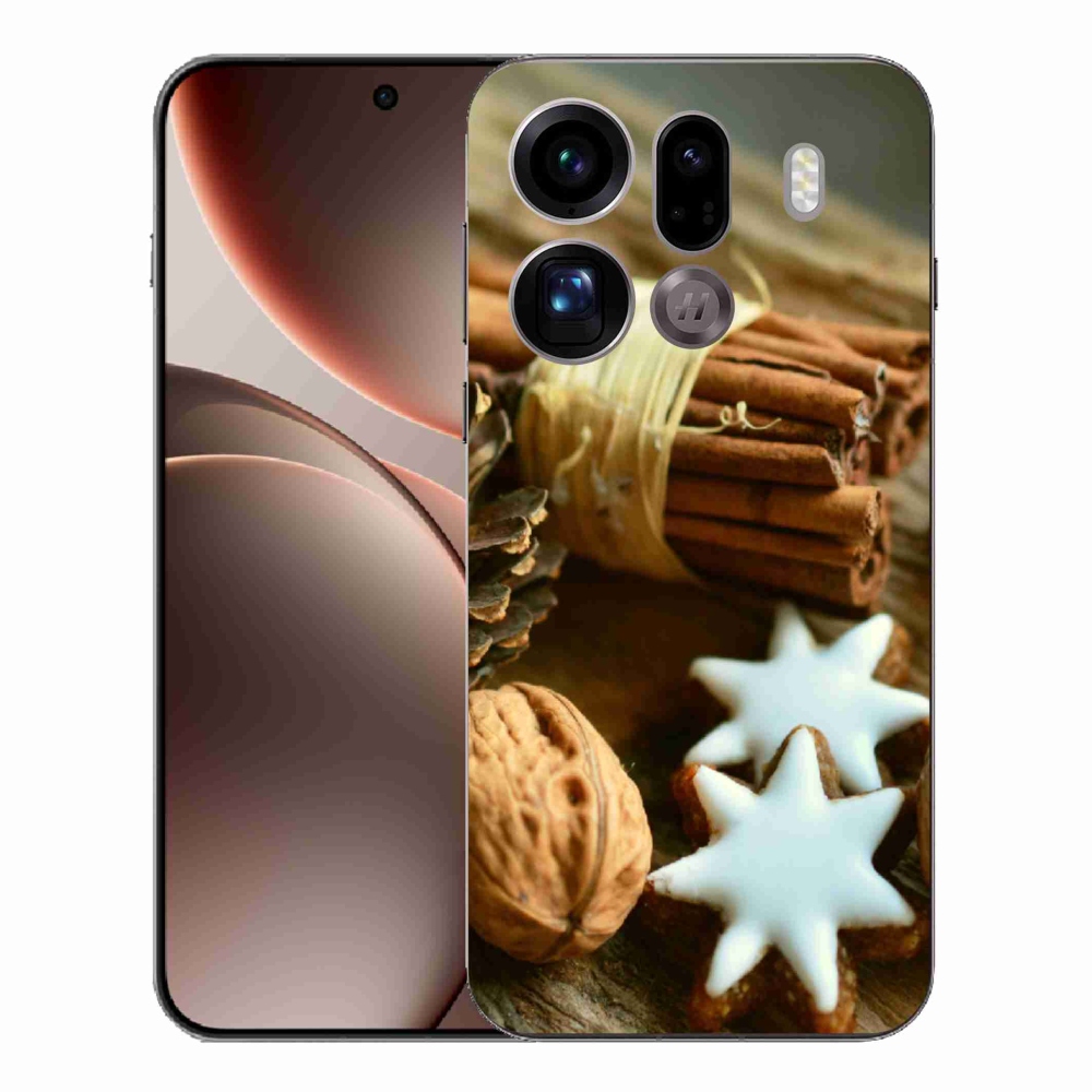 Gél borítás mmCase az Oppo Find X9 Pro számára - fahéj és mézeskalács