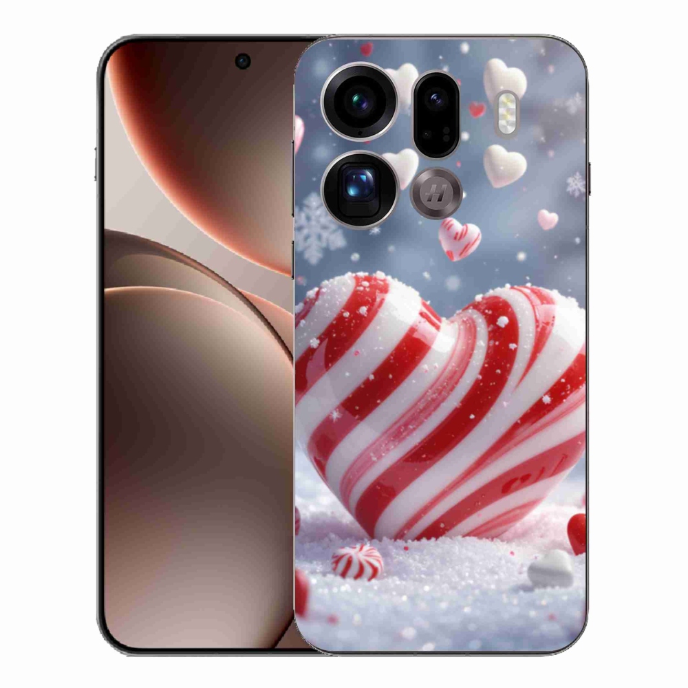 Gél borító mmCase az Oppo Find X9 Pro számára - édes szív
