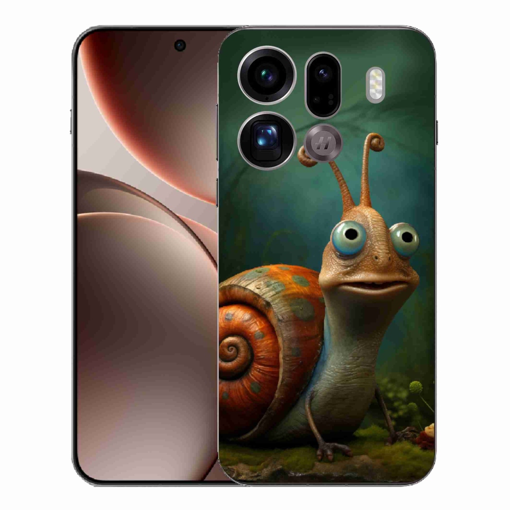 Gél borítás mmCase az Oppo Find X9 Pro készülékhez - csiga