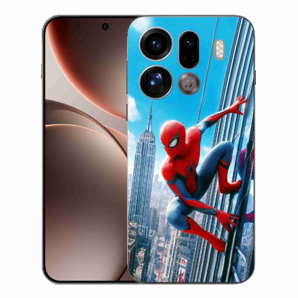 Gél borítás mmCase az Oppo Find X9 Pro számára - spiderman