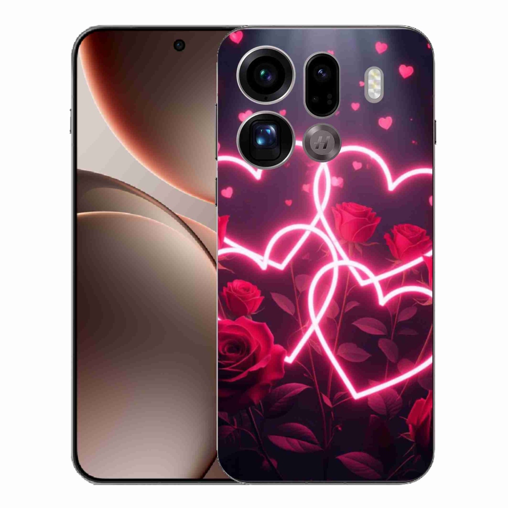 Gél borítás mmCase az Oppo Find X9 Pro számára - Szerelem szíve