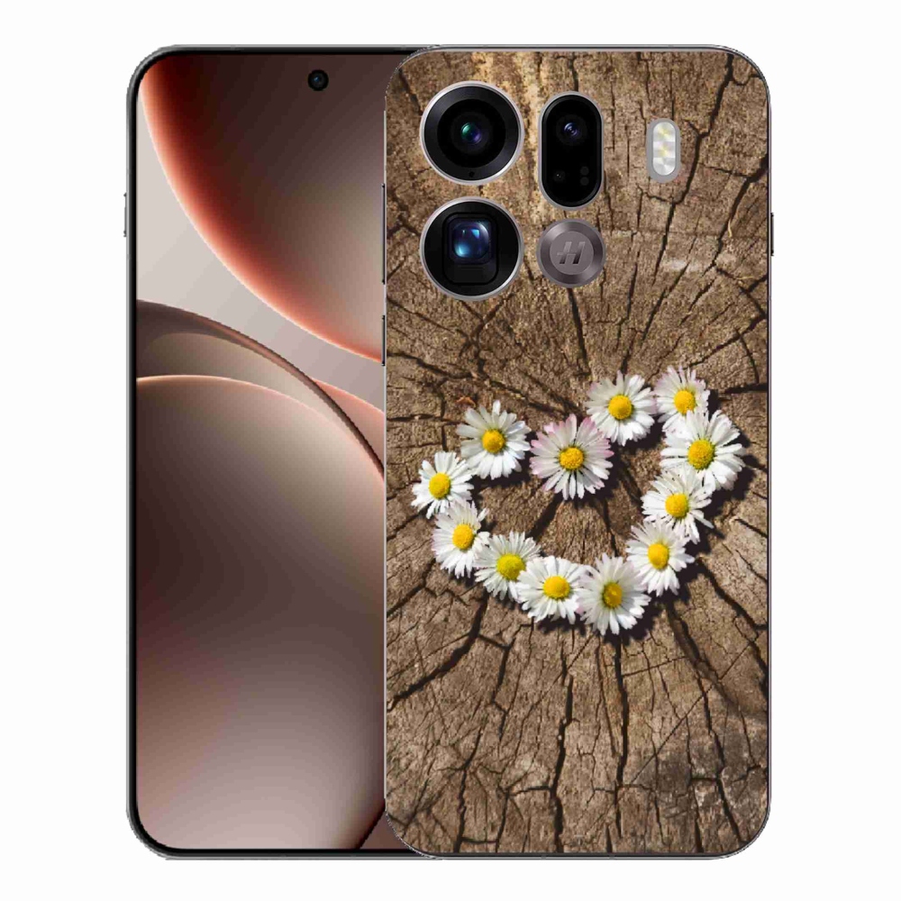 Gél borítás mmCase az Oppo Find X9 Pro számára - Százszorszép szív