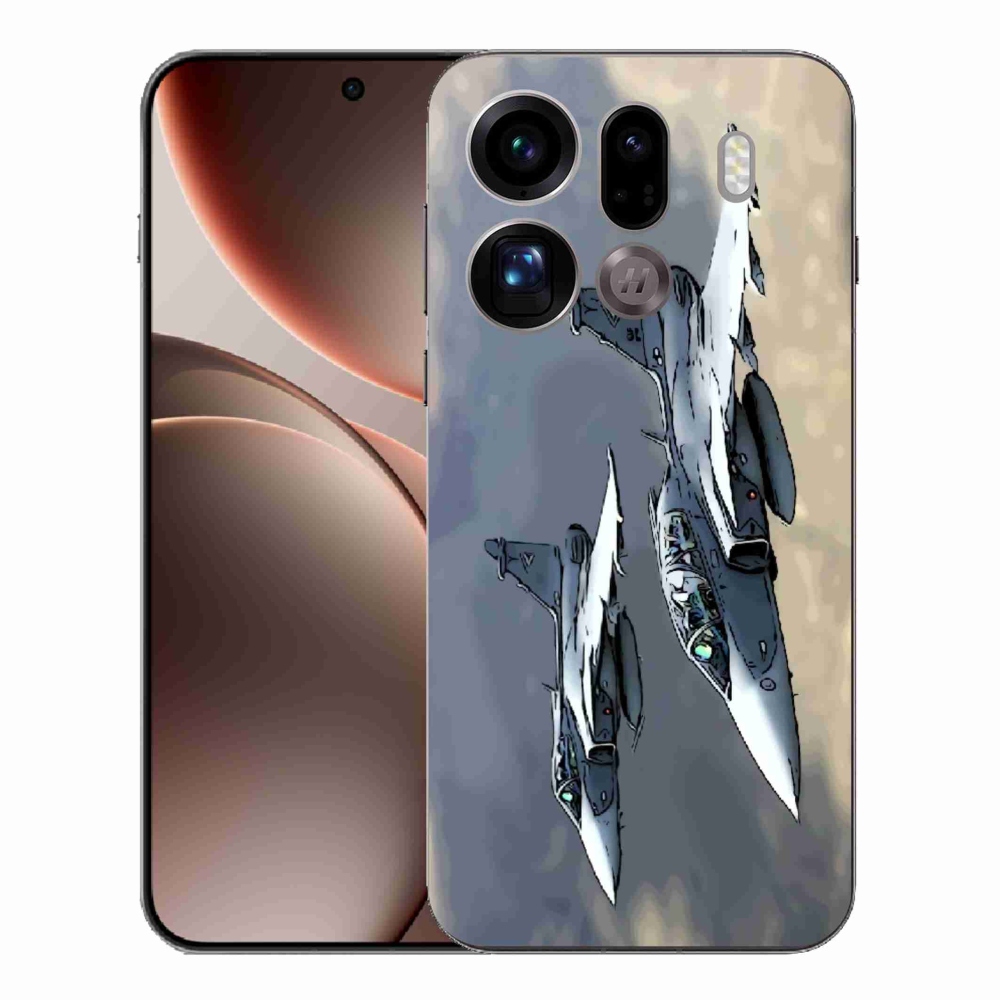 Gél borítás mmCase az Oppo Find X9 Pro számára - vadászgépek