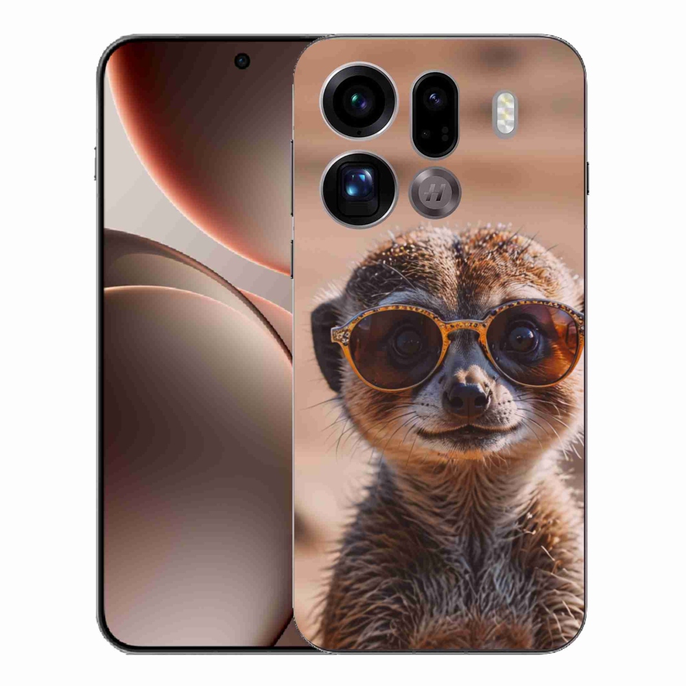 Gél borítás mmCase az Oppo Find X9 Pro számára - stílusos surikata