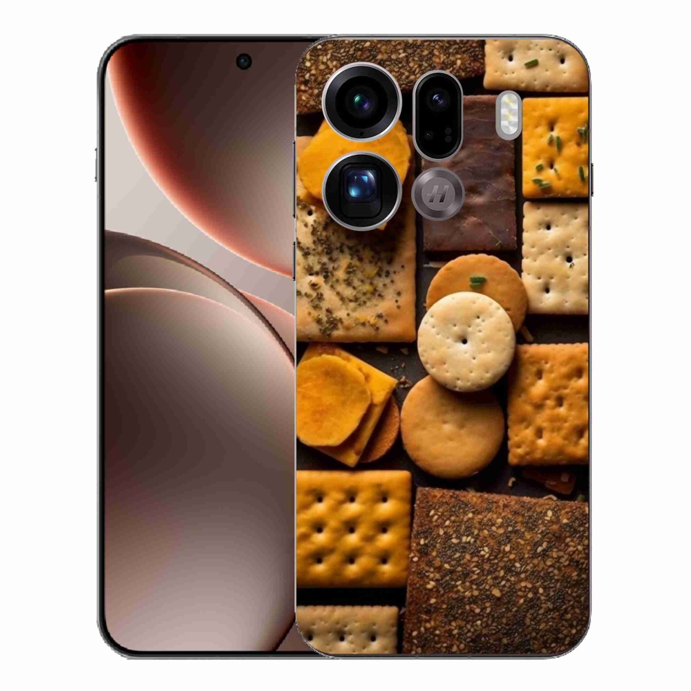 Gél borítás mmCase az Oppo Find X9 Pro számára - kekszek