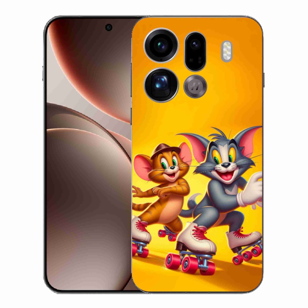 Gél borítás mmCase az Oppo Find X9 Pro számára - tom a jerry