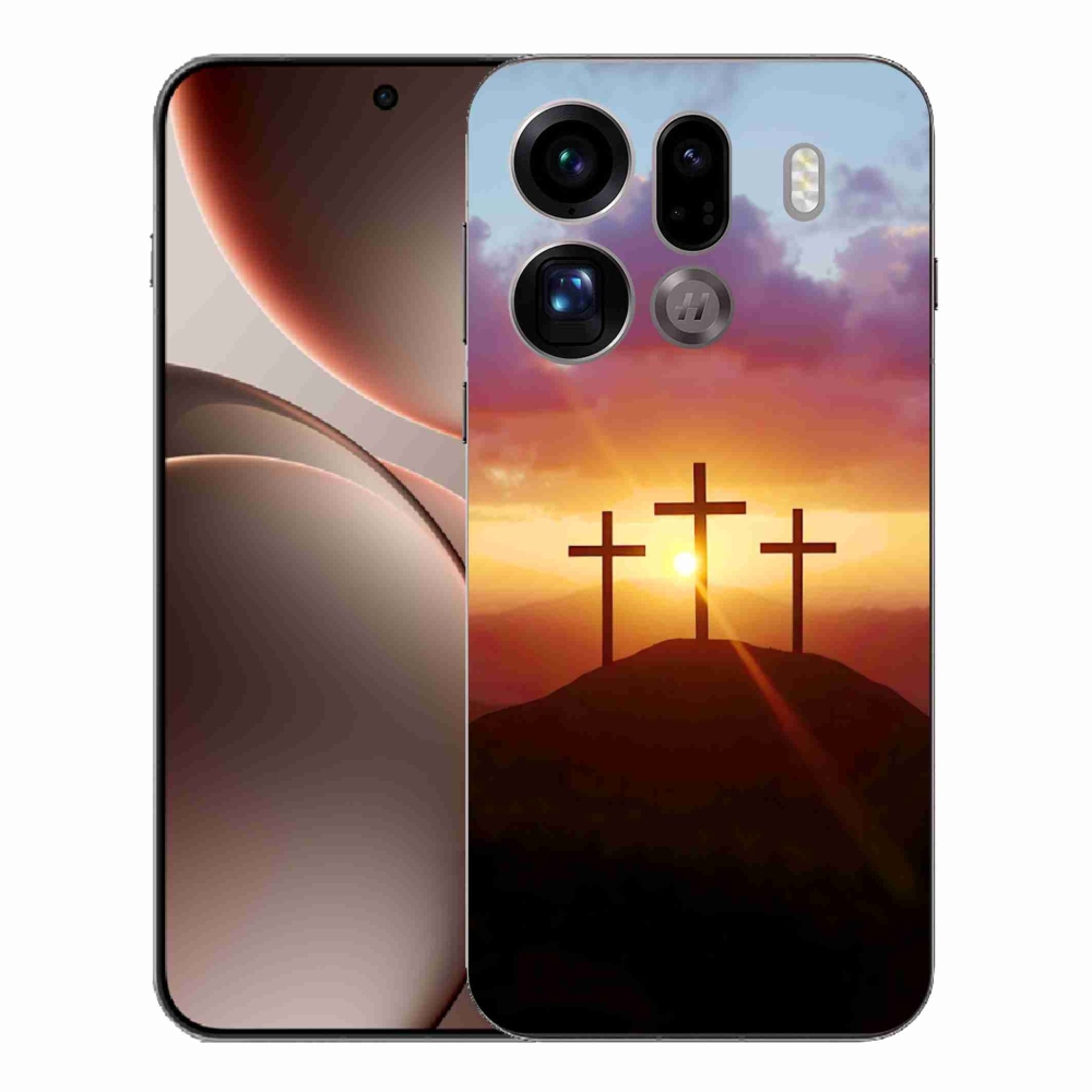 Gél borítás mmCase az Oppo Find X9 Pro számára - három kereszt