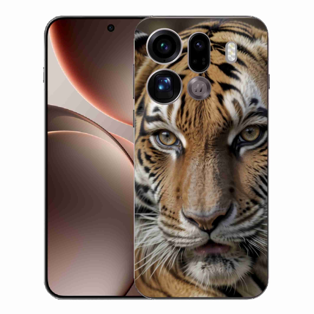 Gél borítás mmCase az Oppo Find X9 Pro számára - Tiger View