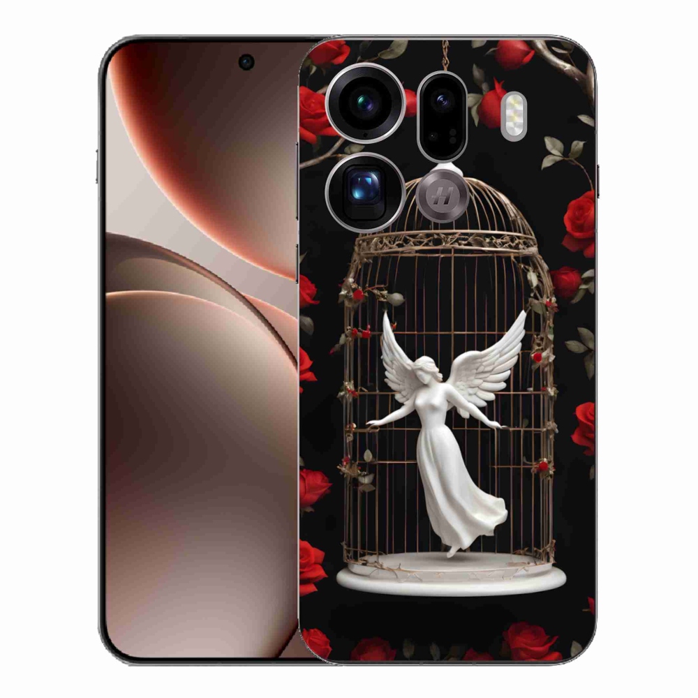 Gél borítás mmCase az Oppo Find X9 Pro számára - csapdába esett angyal