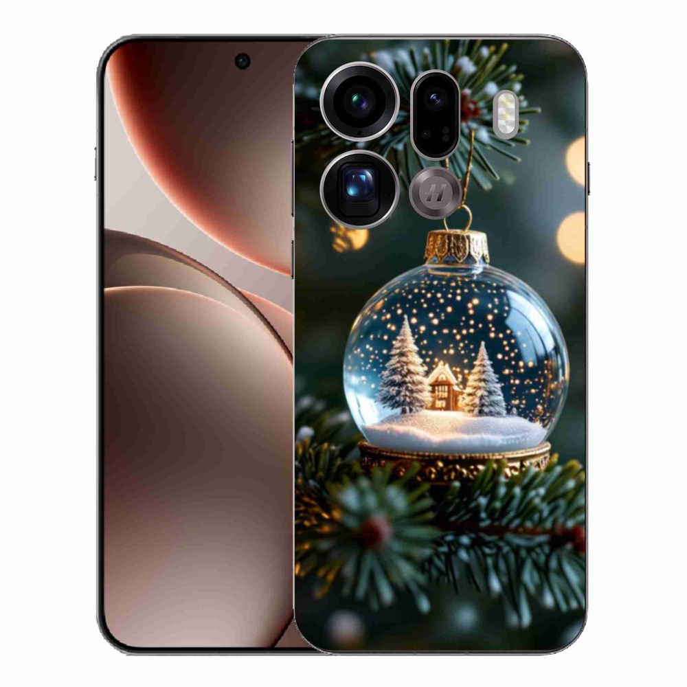 Gél borítás mmCase az Oppo Find X9 Pro számára - Karácsonyi golyók 2