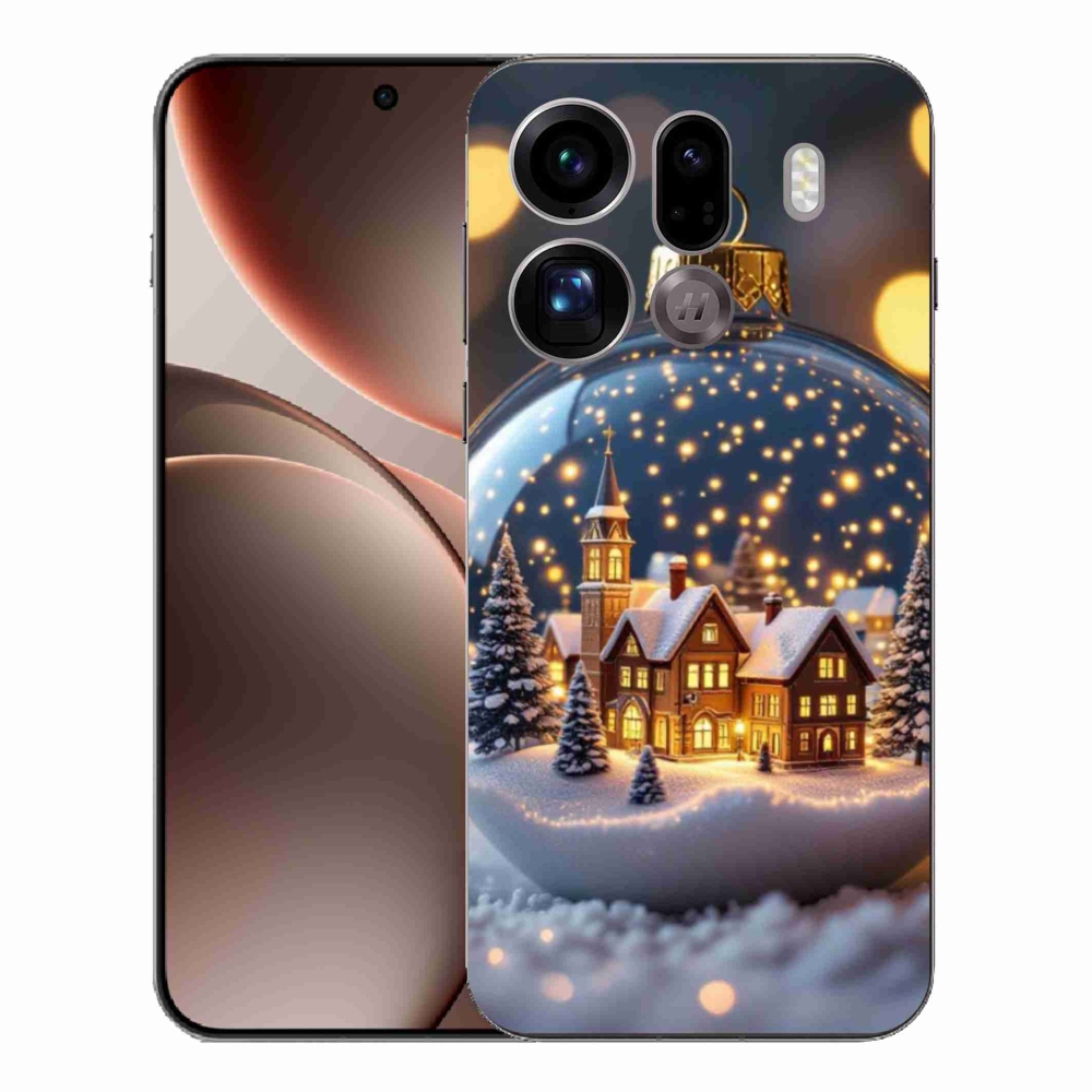 Gél borítás mmCase az Oppo Find X9 Pro számára - Karácsonyi golyók 4