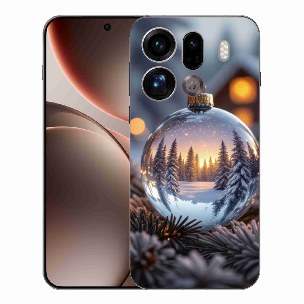 Gél borítás mmCase az Oppo Find X9 Pro számára - karácsonyi dekoráció