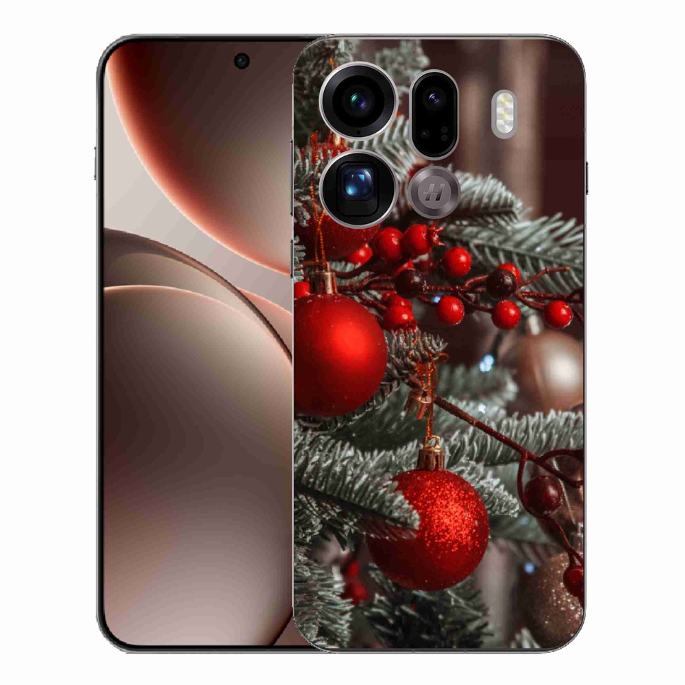 Gél borítás mmCase az Oppo Find X9 Pro számára - karácsonyi dekorációk 2