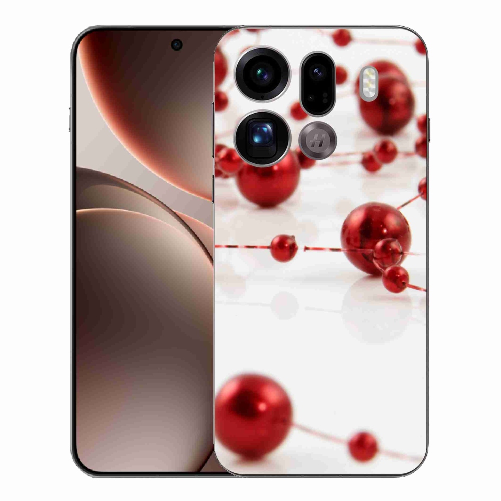 Gél borítás mmCase az Oppo Find X9 Pro számára - Karácsonyi lánc