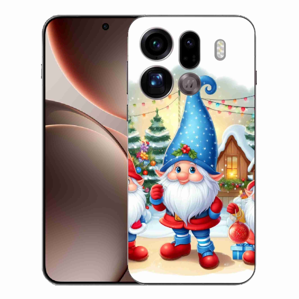 Gél borítás mmCase az Oppo Find X9 Pro számára - Karácsonyi manók
