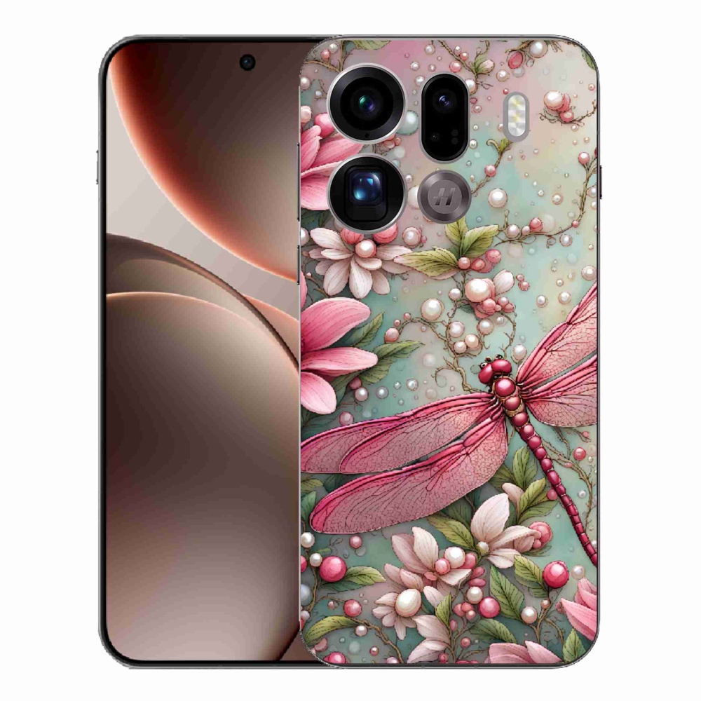Gél borítás mmCase az Oppo Find X9 Pro készülékhez - szitakötő