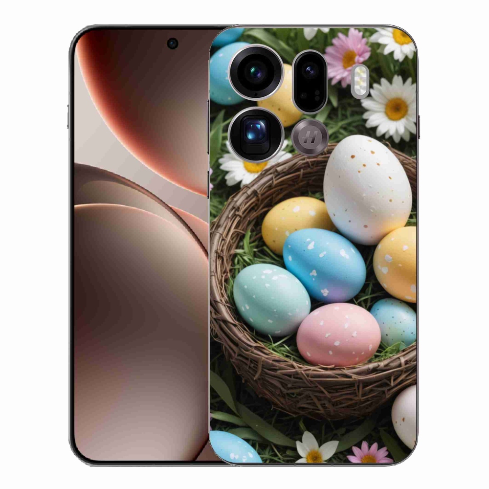 Gél borítás mmCase az Oppo Find X9 Pro számára - Húsvéti tojások 2