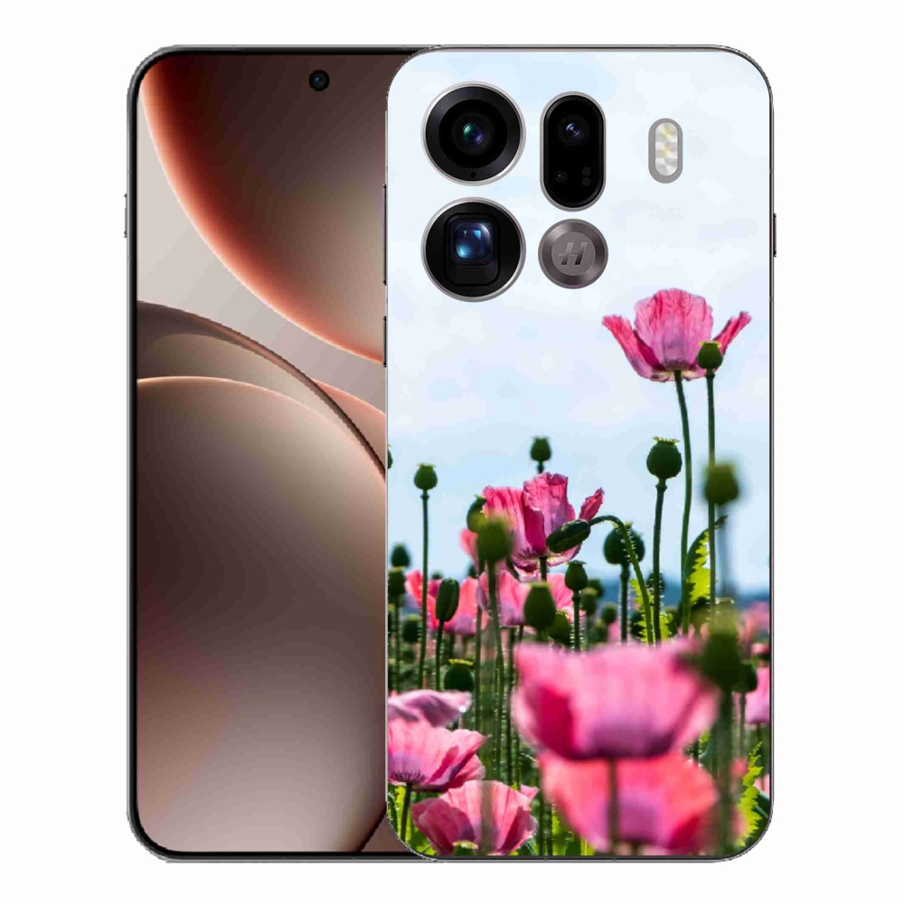 Gél borítás mmCase az Oppo Find X9 Pro készülékhez - mákos színű
