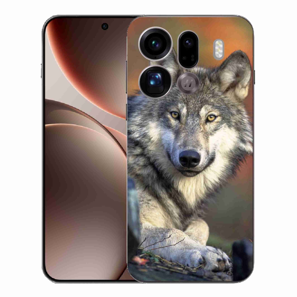Gél borítás mmCase az Oppo Find X9 Pro számára - farkas