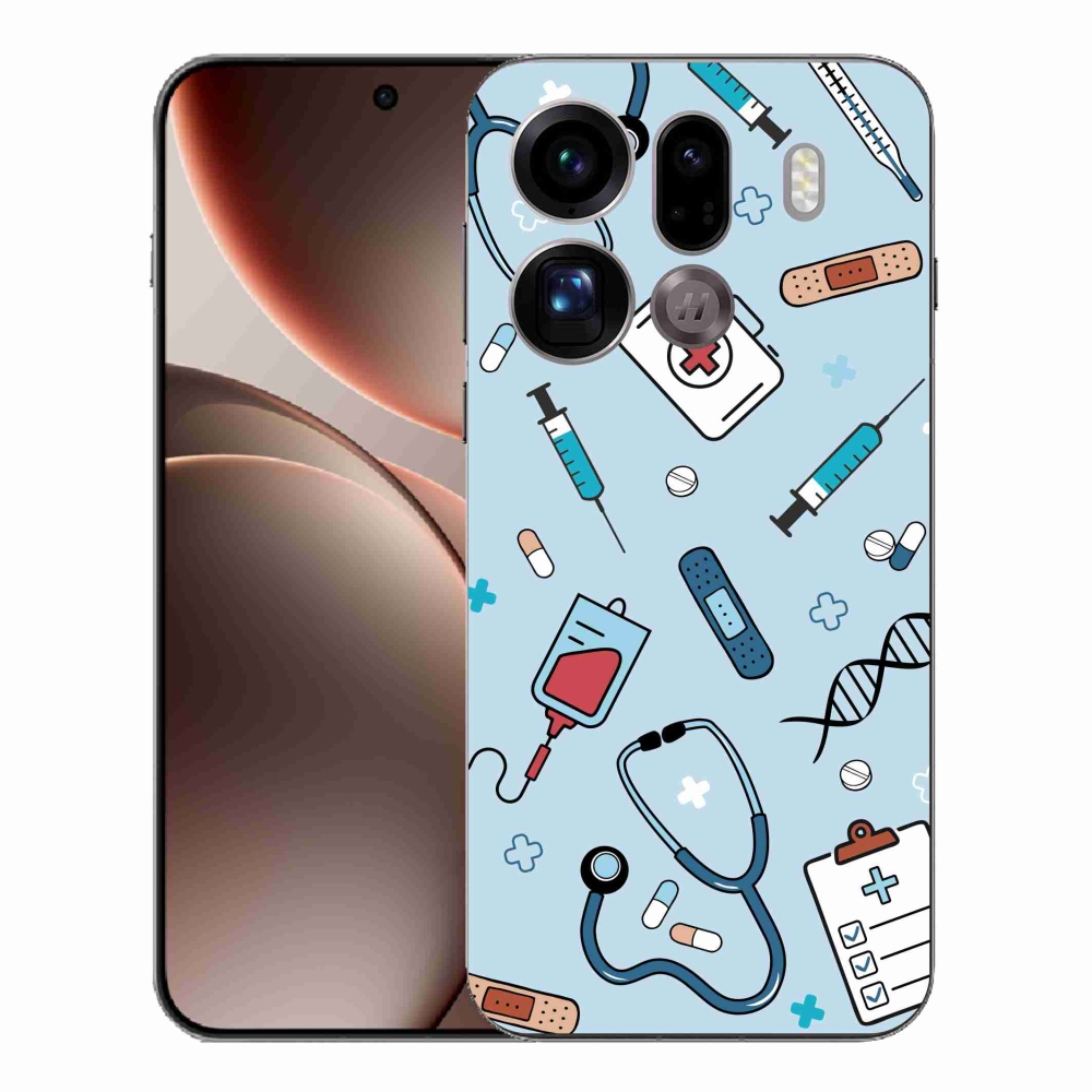 Gél borítás mmCase az Oppo Find X9 Pro számára - egészség 1