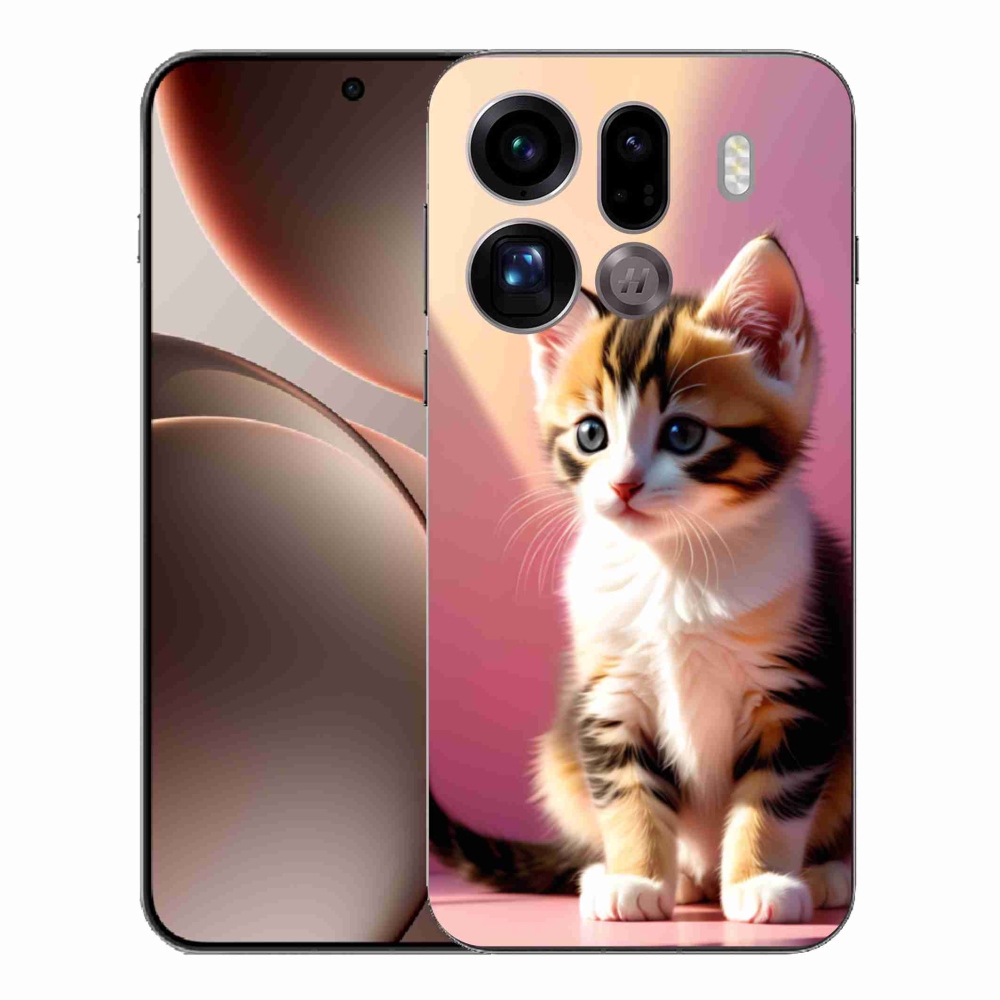 Gél borítás mmCase az Oppo Find X9 Pro számára - Curious Baby 2