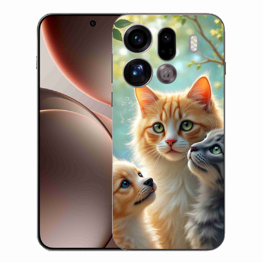 Gél borítás mmCase az Oppo Find X9 Pro számára - Állati barátság 2